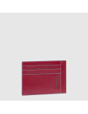 Portacarte Piquadro Blue Square 6 Scomparti Rosso
