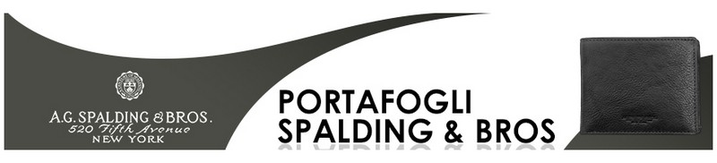 Portafogli Spalding & Bros in offerta con sconti e saldi outlet | Mega